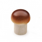 Fresh small wooden mushrooms to play with