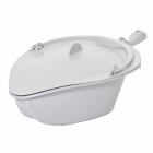 Pan and Lid with Handle - grey