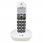 PhoneEasy 110 draadloze telefoon met sprekende cijfertoetsen - wit