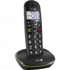 PhoneEasy 110 draadloze telefoon met sprekende cijfertoetsen - zwart