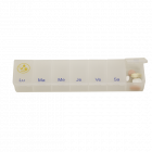 Pill Box 1 week - tranparent white FR