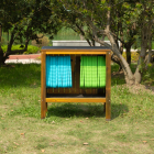 Outdoor Seat Cushion Rack, including 28 seat cushions