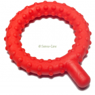 Chewy Tubes - Q - Kauwletter - Met knobbels - Rood