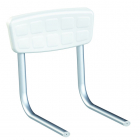 Shower stool with cut-out - seperate backrest