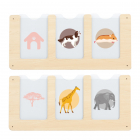 Picture Rail with Animal Cards