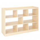 Room Divider with 4 Shelves and 8 Compartments