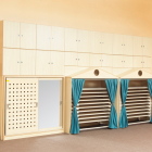 kast combinatie garderobe en compartimenten - A