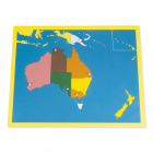 Puzzelkaart - Oceanië