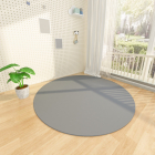 Round Floor Rug Grey - 200 cm