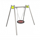 Stainless Steel Swing with Nest Basket
