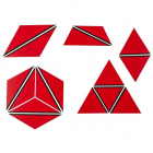 Set rode driehoeken