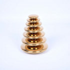 Sensorische spiegelende gouden knopen - Set van 7