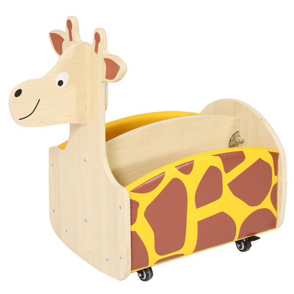 Boekenkast op wieltjes Giraffe - Kinderdagverblijf - Basisschool Senso-Care