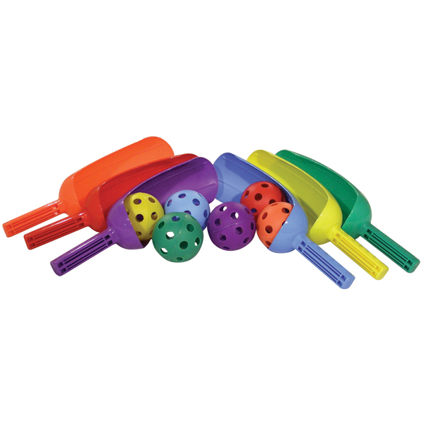 Scoop Set with 6 Colored Bats and Balls - Improve Hand-Eye Coordination  with Senso-Care – Senso-Care
