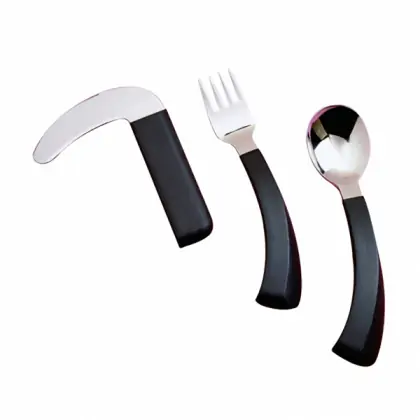 Bestek - vork gebogen rechtshandig - Speciaal - Aangepast - – Senso-Care