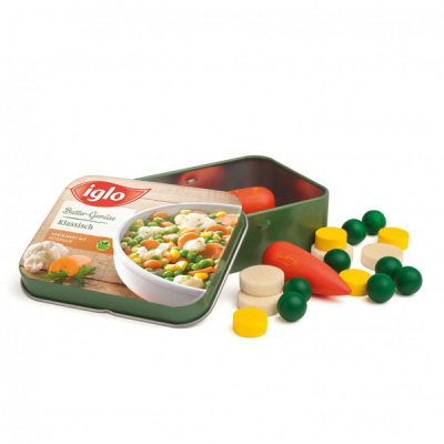 Vegetables Iglo in a Tin