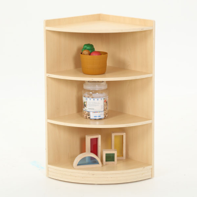 Room Divider Corner Cupboard with 4 shelves and 3 compartments