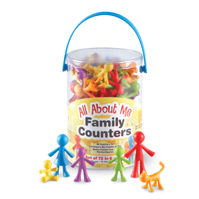 All About Me Family Counters - Set of 72