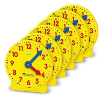 Mini learning clocks
