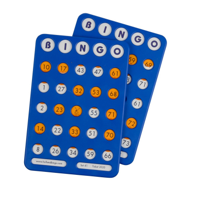 Bingo schuifplank 1-75