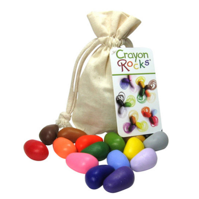 Crayon Rocks - Krijtjes van soja - Zakje met 16 krijtjes
