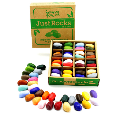 Crayon Rocks - Krijtjes van soja - Doos met 64 krijtjes