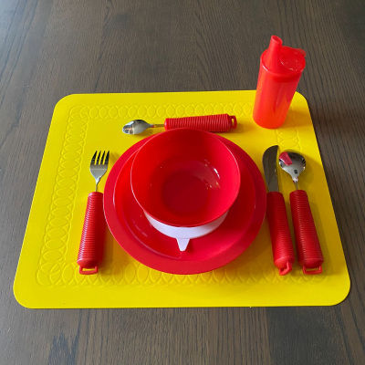 Dementia Eating and Drinking Set - With Spout Cup