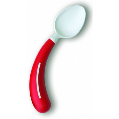 Henro-Grip Adult Spoon in Red - Power of red