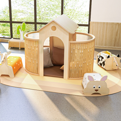 Indoor Play House with Mattress 