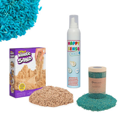 Kinetic Crackle & Grains - Blue - Sensopathic Activity Set