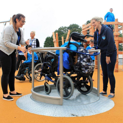 Small Wheelchair Carousel