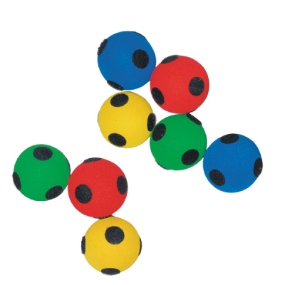 Set of 8 Soft Hook-N-Loop Balls