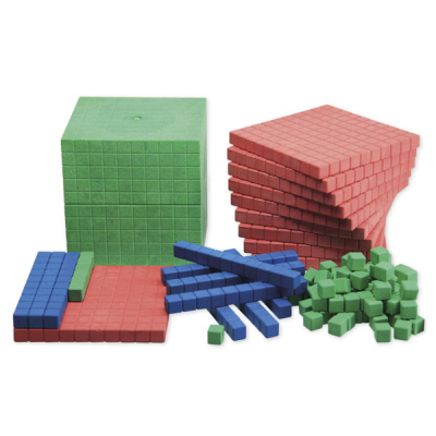 Basic counting assortment Montessori, 121 pieces, RE-Wood