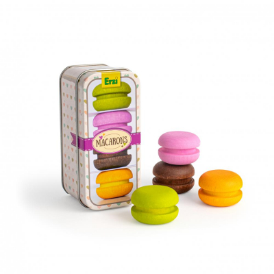 Macarons in een blik - Houten speelgoed