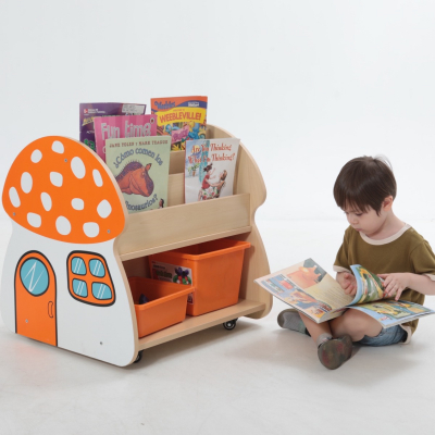 Mobile Mushroom Book Storage 