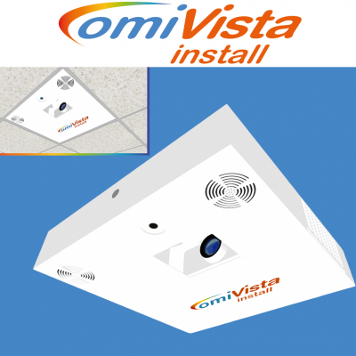 omiVista Install - Fixed Interactive Sensory Light Projection