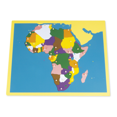 Puzzelkaart - Afrika