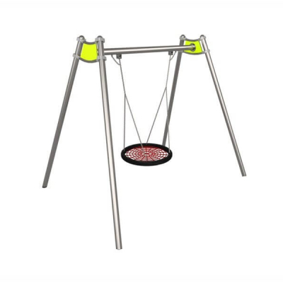 Stainless Steel Swing with Nest Basket