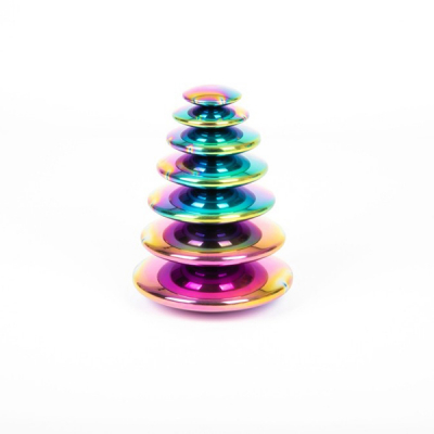 Sensorische gekleurde spiegelende schijven - Set van 7