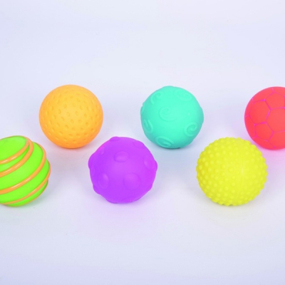 TickIt - Sensorische textuurballen - Set van 6