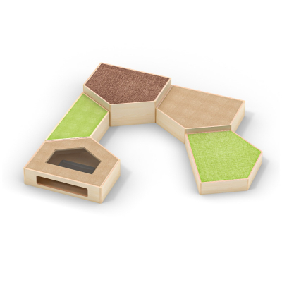 Play Platform Set B, 5 Pieces