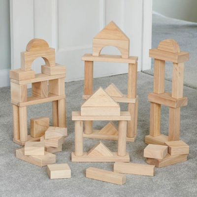 Wooden Jumbo Block Set - Pk54