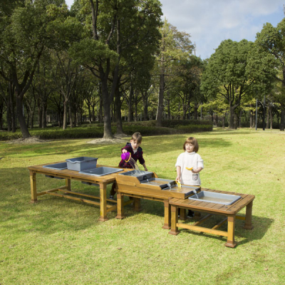 Outdoor Messy and Water Tables, set of 3 tables