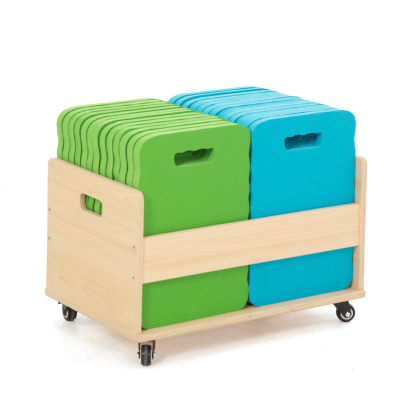 Seat Cushion Cart with 28 cushions